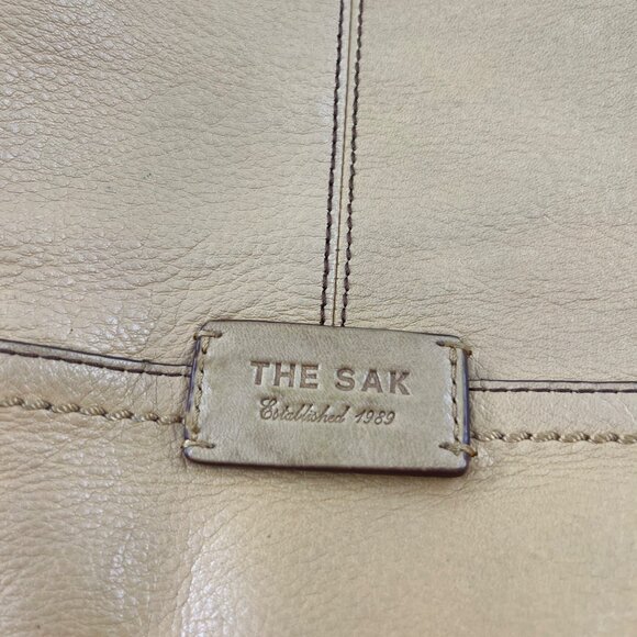 The Sak Leather Shoulder Bag Yellow Adjustable Strap - Picture 2 of 5